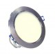 9W LED Energy Saving Ceiling Recessed light Silver Crown - Warm White